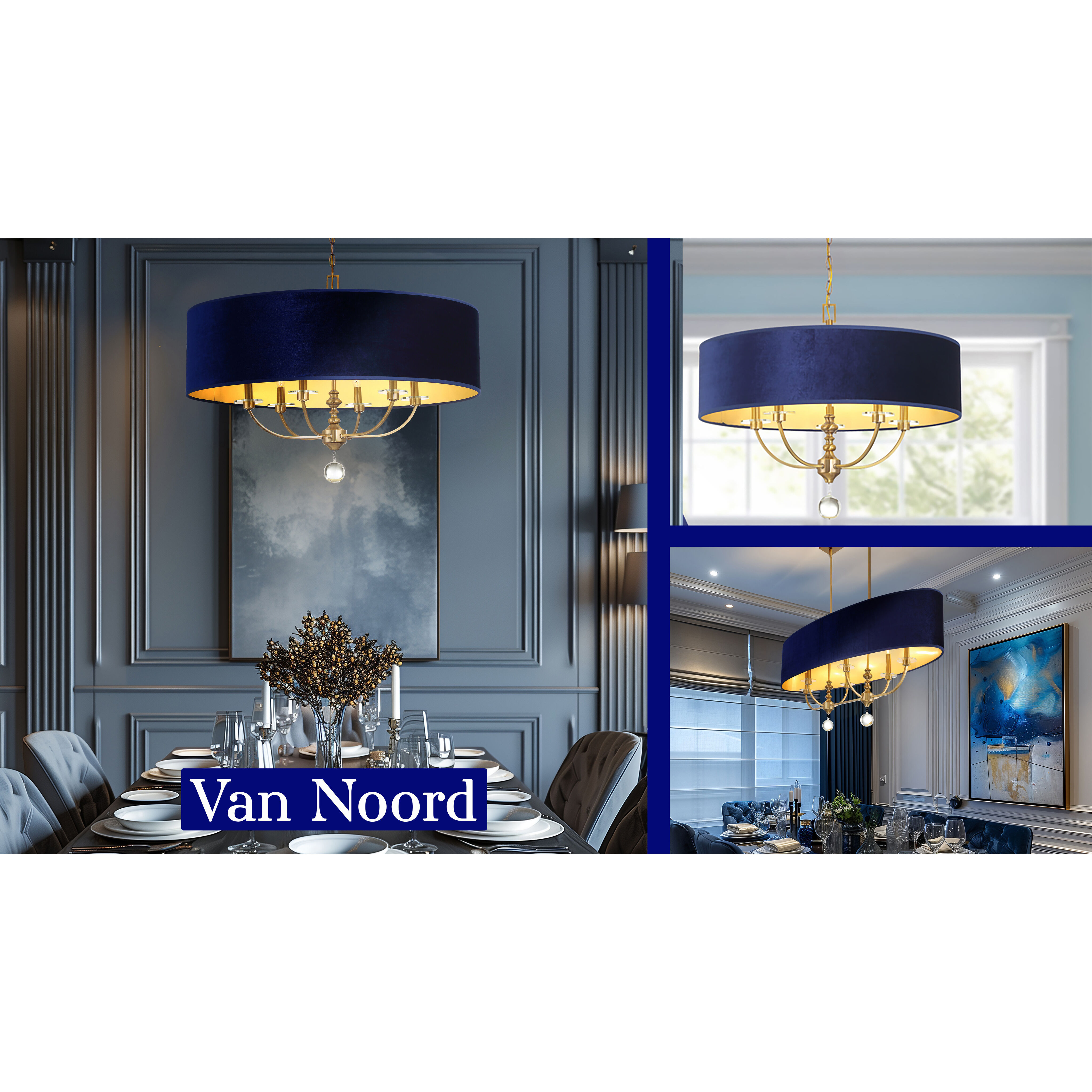 Van Noord 6 Light 32 inch Oxidized Aged Brass Pendant Ceiling Light